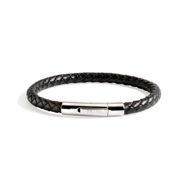 PRINS | Tim zwart leer 6mm